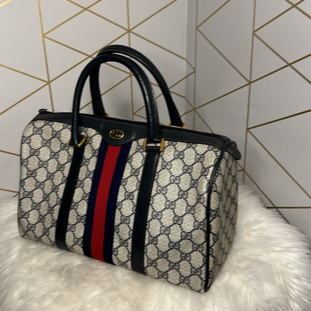 💯Authentic Gucci Boston Handbag with Cherryline🍀